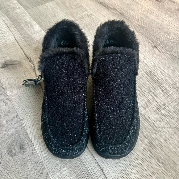 Hey Dude Dudes Denny Boots-Sparkling Black-size 7-NEW! - Picture 6 of 7